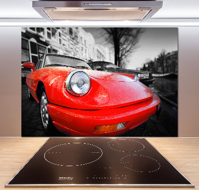 Crédence en verre avec motif Voiture classique