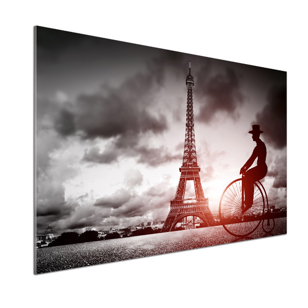 Crédence en verre avec motif Tour Eiffel