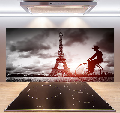 Crédence en verre avec motif Tour Eiffel