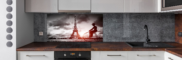Crédence en verre avec motif Tour Eiffel