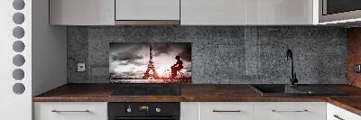 Crédence en verre avec motif Tour Eiffel