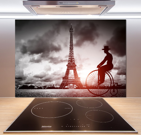 Crédence en verre avec motif Tour Eiffel