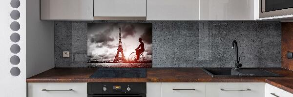 Crédence en verre avec motif Tour Eiffel