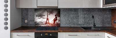 Crédence en verre avec motif Tour Eiffel