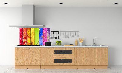 Panneau crédence cuisine Fleurs colorées