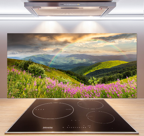 Crédence cuisine en verre Paysage de montagne