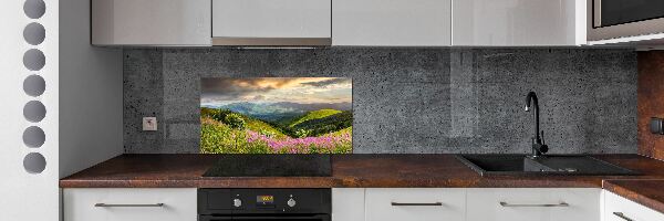 Crédence cuisine en verre Paysage de montagne