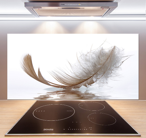 Panneau crédence cuisine Plume sur l'eau