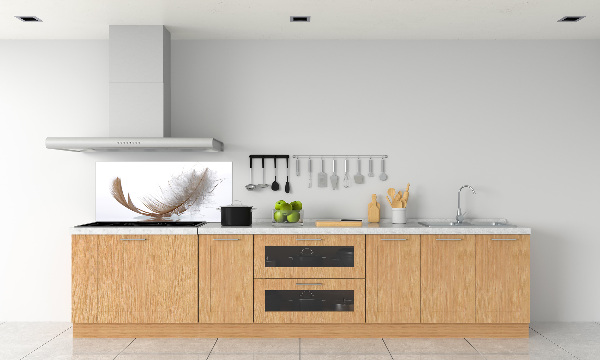 Panneau crédence cuisine Plume sur l'eau