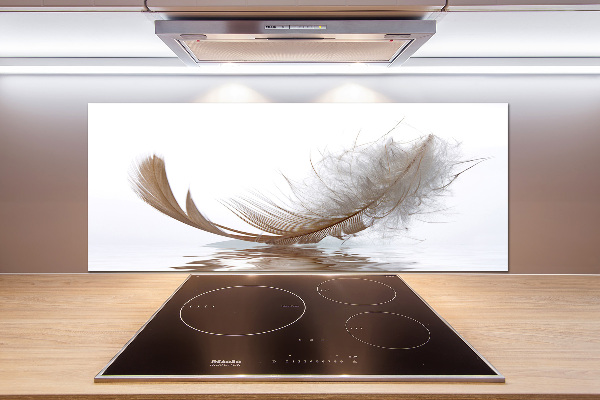 Panneau crédence cuisine Plume sur l'eau
