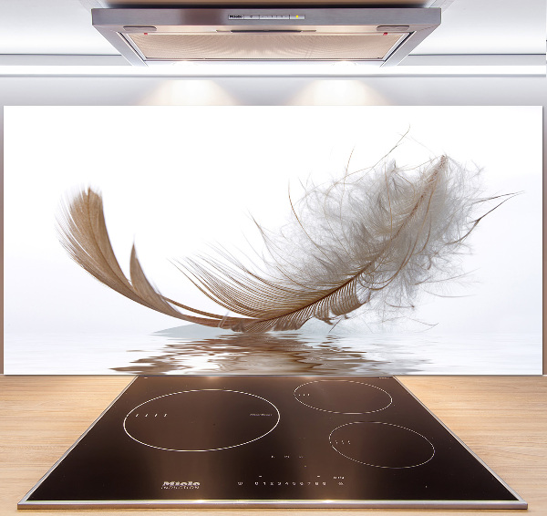 Panneau crédence cuisine Plume sur l'eau