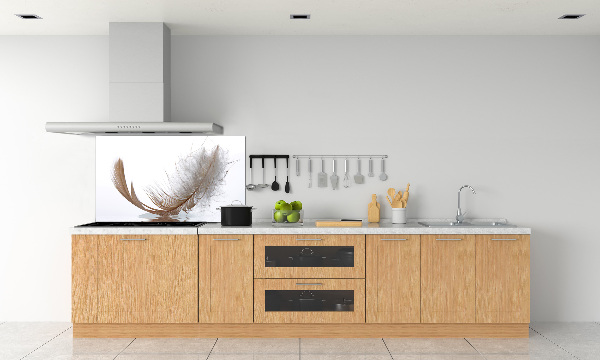 Panneau crédence cuisine Plume sur l'eau
