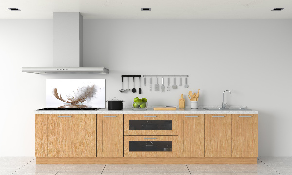 Panneau crédence cuisine Plume sur l'eau