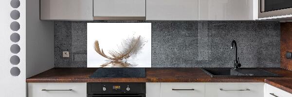 Panneau crédence cuisine Plume sur l'eau