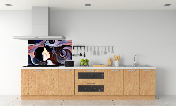 Crédence de cuisine en verre Abstraction