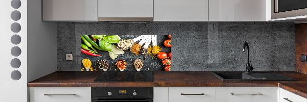 Crédence cuisine en verre Mélange de pâtes