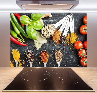 Crédence cuisine en verre Mélange de pâtes