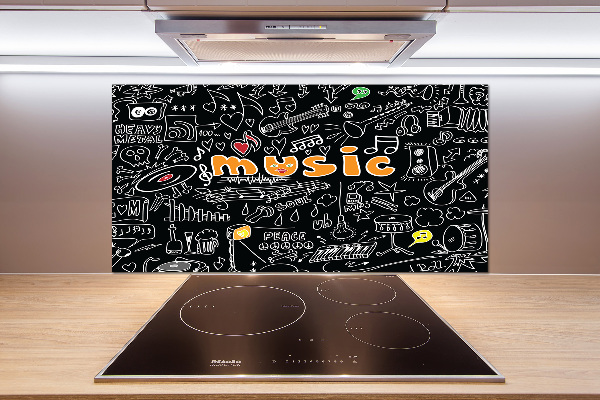 Crédence de cuisine Symboles musicaux