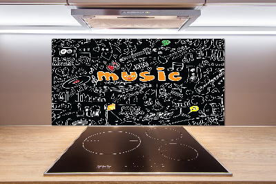 Crédence de cuisine Symboles musicaux