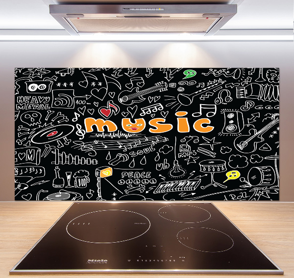 Crédence de cuisine Symboles musicaux
