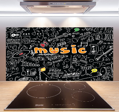 Crédence de cuisine Symboles musicaux