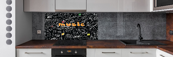 Crédence de cuisine Symboles musicaux