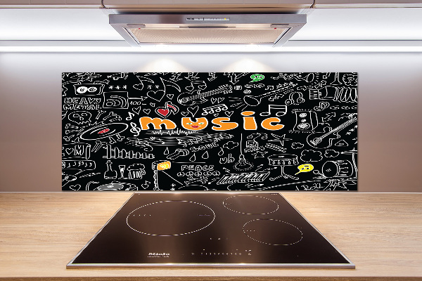 Crédence de cuisine Symboles musicaux