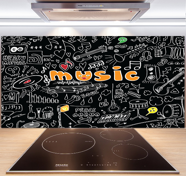 Crédence de cuisine Symboles musicaux