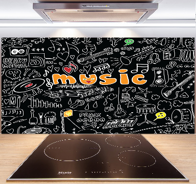 Crédence de cuisine Symboles musicaux