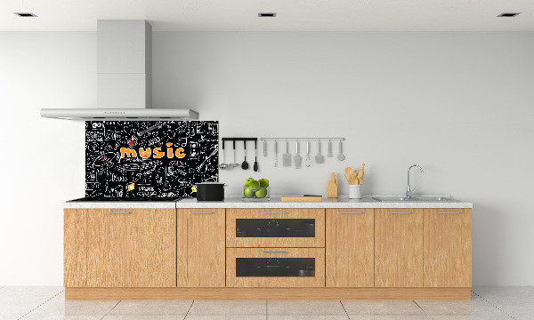 Crédence de cuisine Symboles musicaux