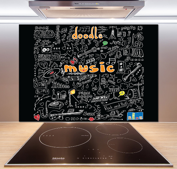 Crédence de cuisine Symboles musicaux