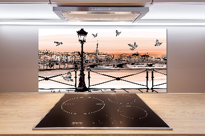 Panneau crédence cuisine Crépuscule à Paris