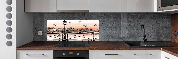 Panneau crédence cuisine Crépuscule à Paris
