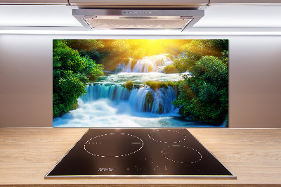 Crédence de cuisine en verre Chute d'eau de Krka