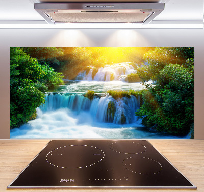 Crédence de cuisine en verre Chute d'eau de Krka