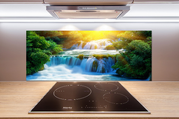 Crédence de cuisine en verre Chute d'eau de Krka