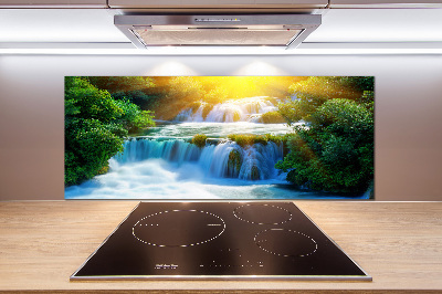 Crédence de cuisine en verre Chute d'eau de Krka