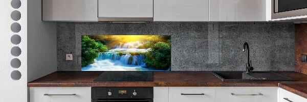 Crédence de cuisine en verre Chute d'eau de Krka