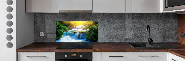 Crédence de cuisine en verre Chute d'eau de Krka