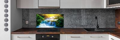 Crédence de cuisine en verre Chute d'eau de Krka