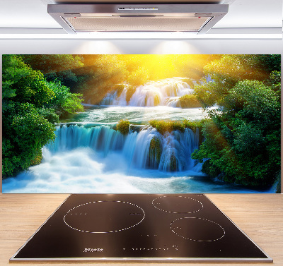 Crédence de cuisine en verre Chute d'eau de Krka