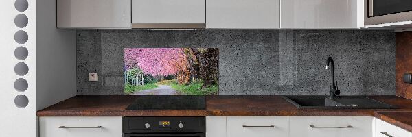 Crédence en verre Fleurs de cerisier