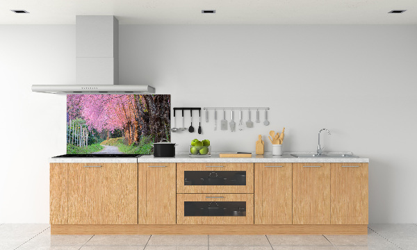 Crédence en verre Fleurs de cerisier