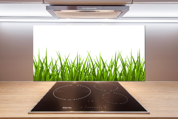Crédence en verre cuisine Herbe