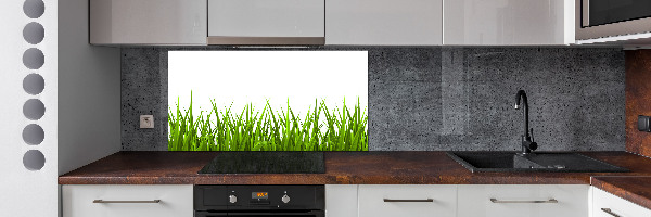 Crédence en verre cuisine Herbe
