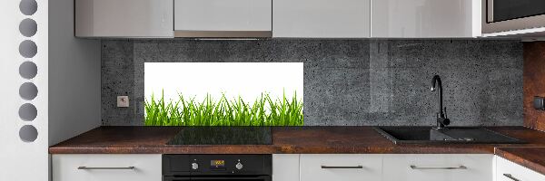 Crédence en verre cuisine Herbe