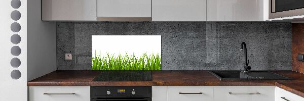 Crédence en verre cuisine Herbe