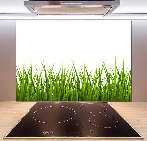 Crédence en verre cuisine Herbe