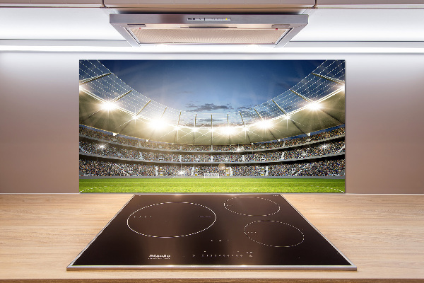 Crédence cuisine en verre trempé Stade