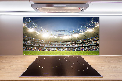 Crédence cuisine en verre trempé Stade